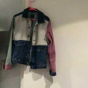 BDG- Multi-color Jean jacket, size XS